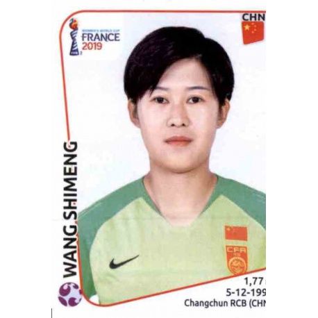 Wang Shimeng China 122 Panini Fifa Women's World Cup France 2019 