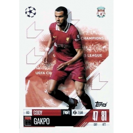 Cody Gakpo Liverpool 60