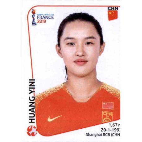 Huang Yini China 128 Panini Fifa Women's World Cup France 2019 