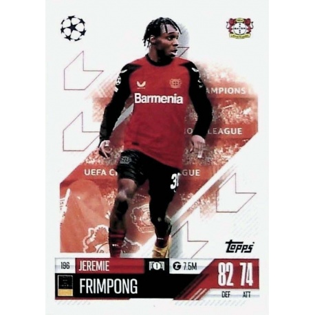 Jeremie Frimpong Bayer 04 Leverkusen 196