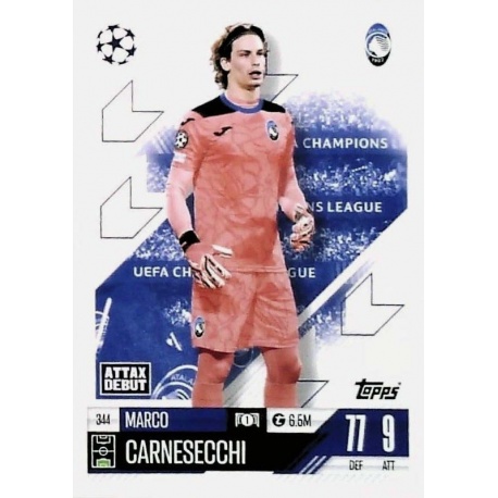 Marco Carnescchi Attax Debut Atalanta BC 344