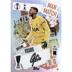 Guglielmo Vicario Man of the Match Signature Style Tottenham Hotspur 401