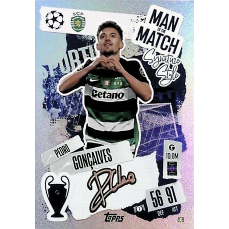 Pedro Gonçalves Man of the Match Signature Style Sporting Club 409