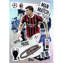 Christian Pulisic Man of the Match Signature Style AC Milan 411