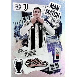 Dušan Vlahović Man of the Match Signature Style Juventus 412