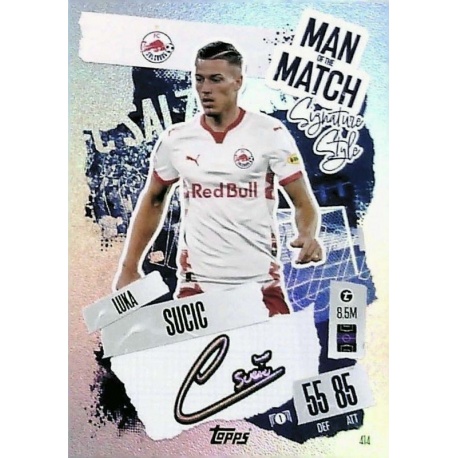 Luka Sucic Man of the Match Signature Style FC Salzburg 414