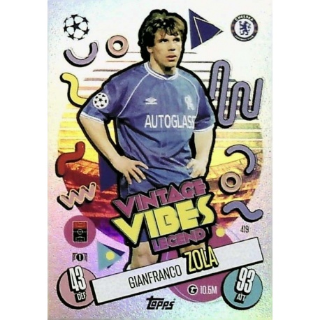 Gianfranco Zola Vintage Vibes Legend Chelsea 419