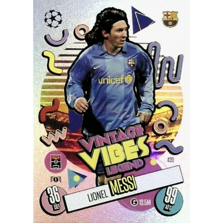 Lionel Messi Vintage Vibes Legend Barcelona 420