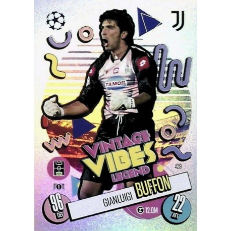 Gianluigi Buffon Vintage Vibes Legend Juventus 429