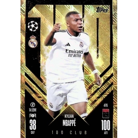 Kylian Mbappé 100 Club Real Madrid 476