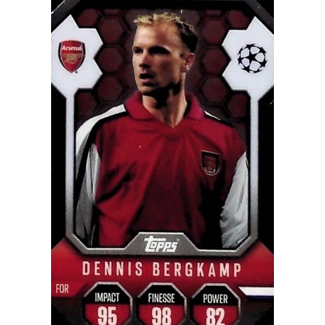 Dennis Bergkamp Chrome Pro Elite Shield Arsenal SH 3