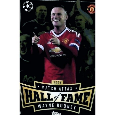 Wayne Rooney Match Attax Hall of Fame Manchester United HOF 1