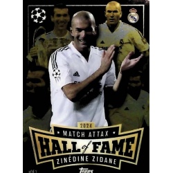 Zinedine Zidane Match Attax Hall of Fame Real Madrid HOF 3