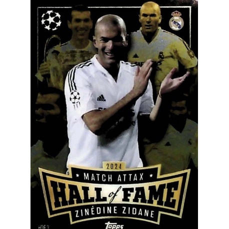 Zinedine Zidane Match Attax Hall of Fame Real Madrid HOF 3