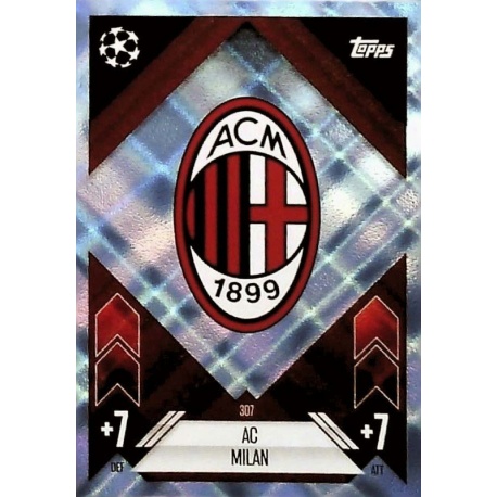 Team Badge Crystal AC Milan 307