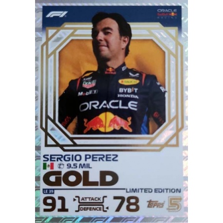 Sergio Perez Limited Edition - Gold LE39