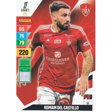 Romain Del Castillo Stade Brestois 29 50