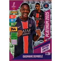 Ousmane Dembélé Édition Limitée Platinum 2025 Paris Saint-Germain