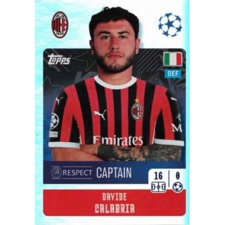 Davide Calabria Captain AC Milan 29