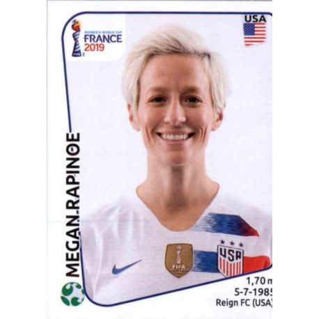 Megan Rapinoe United States 419 Panini Fifa Women's World Cup France 2019 