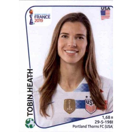 Tobin Heath United States 420 Panini Fifa Women's World Cup France 2019 