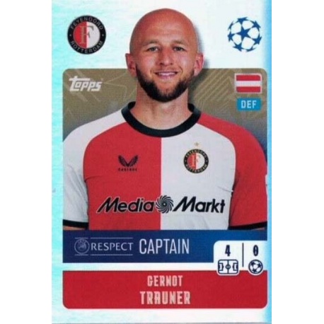 Gernot Trauner Captain Feyenoord 209