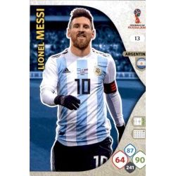 Lionel Messi Argentina 13 Adrenalyn XL Russia 2018 