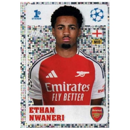 Ethan Nwaneri Arsenal 1st Sticker 233