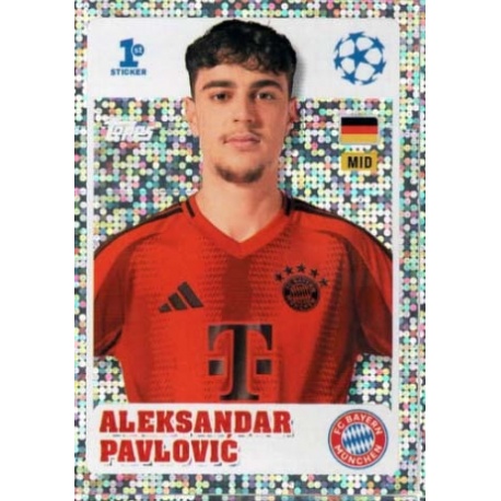 Aleksandar Pavlović Bayern München 1st Sticker 242