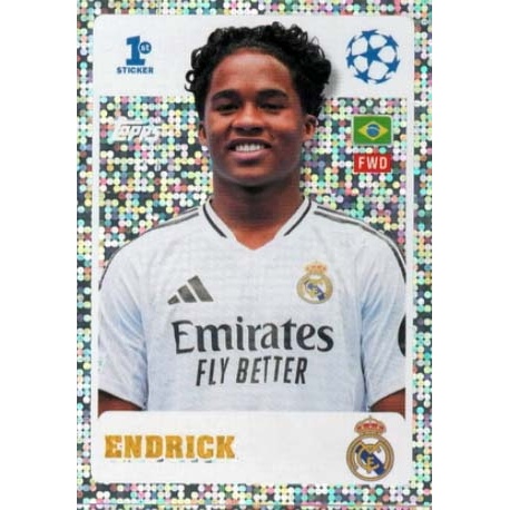 Endrick Real Madrid 1st Sticker 243