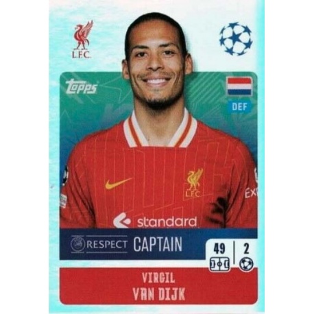 Virgil van Dijk Captain Liverpool 260