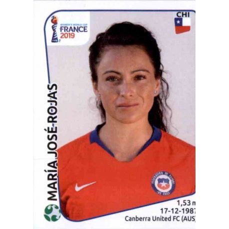 María José Rojas Chile 456 Panini Fifa Women's World Cup France 2019 