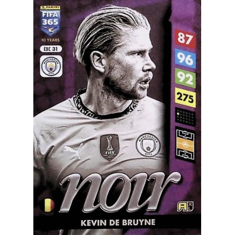 Kevin De Bruyne NOIR Manchester City EXC31