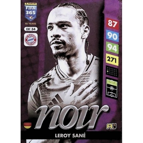 Leroy Sané NOIR FC Bayern Munchen EXC34