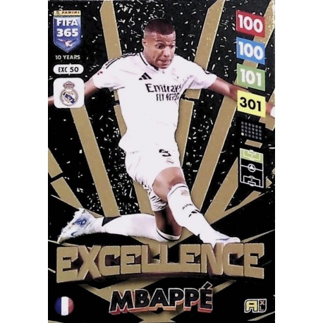 Kylian Mbappé Excellence Real Madrid EXC50