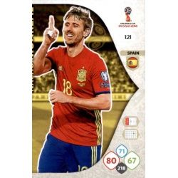 Nacho Monreal España 121 Adrenalyn XL Russia 2018 