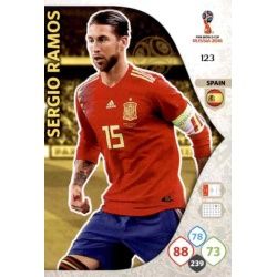 Sergio Ramos España 123 Adrenalyn XL Russia 2018 