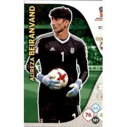 Alireza Beiranvand Irán 172 Adrenalyn XL World Cup 2018 