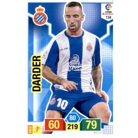 Darder Espanyol 134 Adrenalyn XL La Liga Santander 2018-19