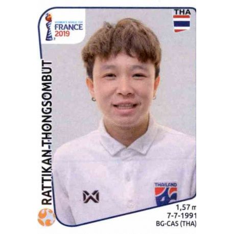 Rattikan Thongsombut Thailand 436 Panini Fifa Women's World Cup France 2019 