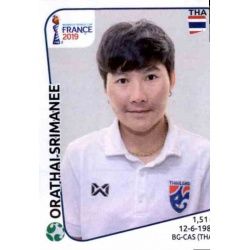 Orathai Srimanee Thailand 441 Panini Fifa Women's World Cup France 2019 