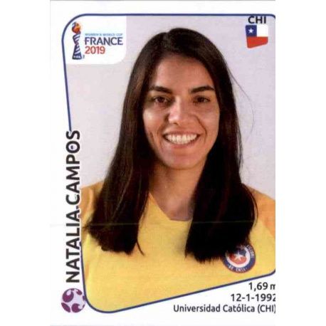 Natalia Campos Chile 445 Panini Fifa Women's World Cup France 2019 