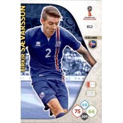 Birkir Sævarsson Islandia 182 Adrenalyn XL World Cup 2018 