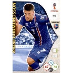 Johan Gudmundsson Islandia 188 Adrenalyn XL World Cup 2018 