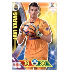 Javi Varas Las Palmas 181 Adrenalyn XL La Liga 2016-17