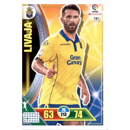 Livaja Las Palmas 191 Adrenalyn XL La Liga 2016-17