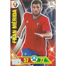 Fran Mérida Osasuna 267 Adrenalyn XL La Liga 2016-17