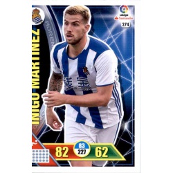 Íñigo Martínez Real Sociedad 274 Adrenalyn XL La Liga 2016-17