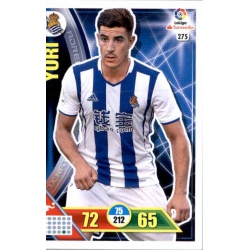 Yuri Real Sociedad 275 Adrenalyn XL La Liga 2016-17