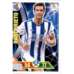 Xabi Prieto Real Sociedad 278 Adrenalyn XL La Liga 2016-17